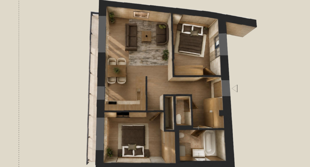 6.1 – 3D alaprajz