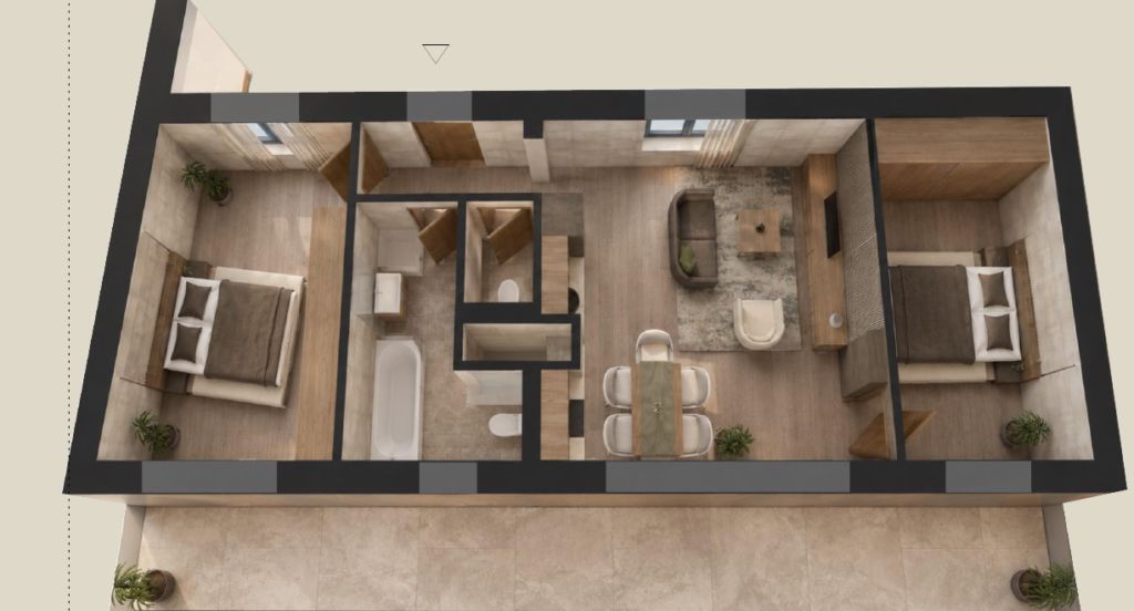 7.1 – 3D alaprajz